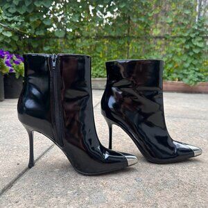 Black Leather Ankle boots